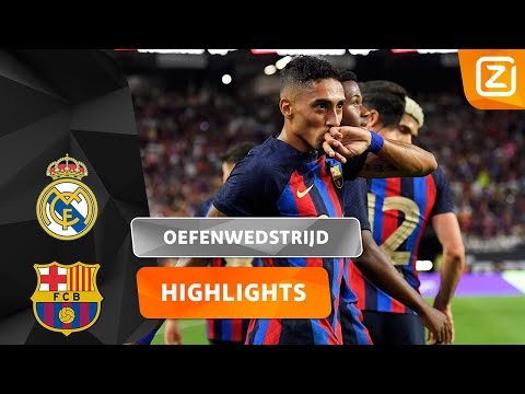 RAPHINHA MET EEN WERELDGOAL! 🚀💥 | Real Madrid vs Barcelona | Oefenwedstrijd 2022/23 | Samenvatting