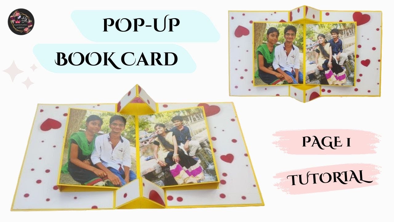 DIY Pop-Up Book Card | Easy Handmade Scrapbook Page Tutorial
