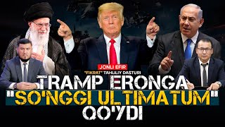 : Tramp Eronga "songgi ultimatum" qoydi #fikratuz