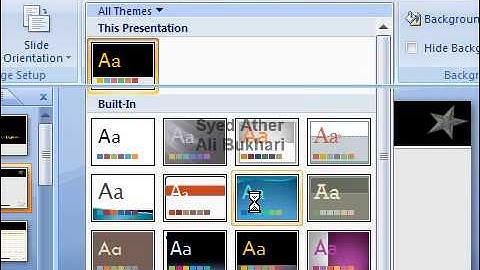 Lecture No 3 MS Power Point 2007 Trainings in Urdu