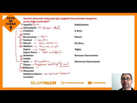 61. OSMANLI EKONOMİSİ