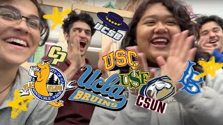2024 REALISTIC COLLEGE DECISION REACTIONS +PORTFOLIO (UCLA, USC, CAL POLY, UC'S CSU'S + PRIVATES)