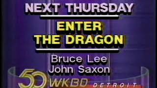 1988 WKBD Eight O'Clock Movie preview bumper