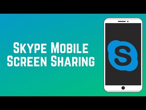 How to Screen Share on Skype Mobile App for iOS/Android - New Feature 2019