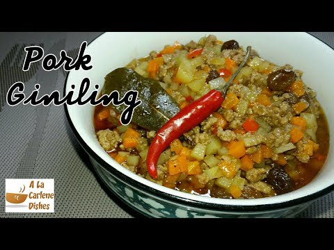 Pork Giniling Recipe