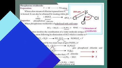 P Block elements - II | Phosphine, PCl3, PCl5 and Oxygen | 12th Chemistry | TN Schools