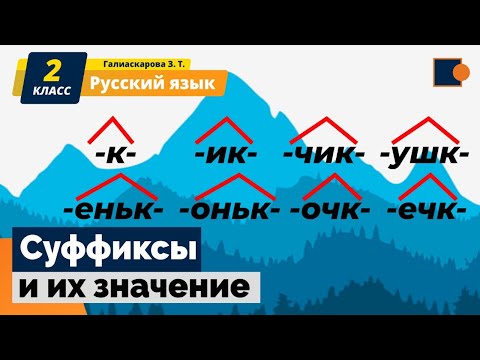 Русский язык. Суффиксы и их значение.