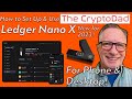 How to set up  use the ledger nano x hardware wallet with phone  computer