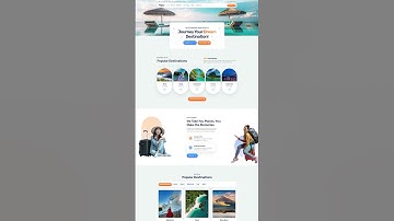 Build a stunning travel agency WordPress website with Elementor. #shorts #shortvideo