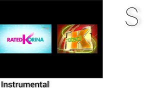 rated K (2007-2018) and rated Korina (2020-now) theme song instrumental | side by side