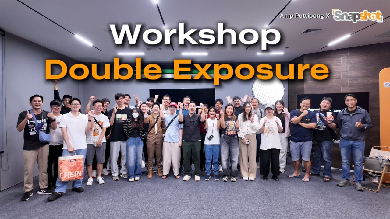 Workshop ถ่ายภาพซ้อน Double Exposure กับ พี่แอม พุทธิพงษ์ x Snapshot Studio