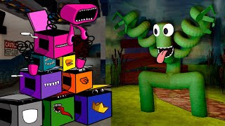 Different Boxy Rainbow Friends Vs Green Rainbow Friend | Friday Night Funkin Mod