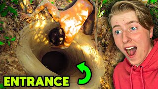 They Built An INSANE Secret Underground Pool!