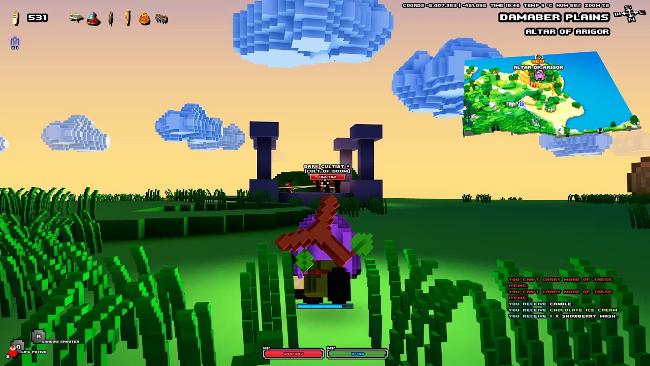 Cube World Sniper Ep.16 Exploring more!!! More Death!!!