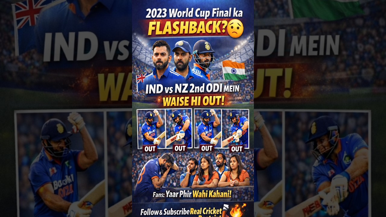 IND vs NZ 2nd ODI में Fans को आई 2023 World Cup Final की याद | Virat Kohli | Rohit Sharma | #shorts