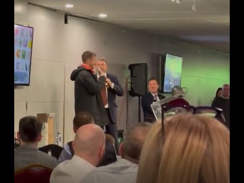 Hilarious video shows Scots footie ace joking pranking fans with fake injury