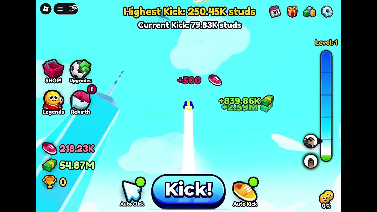 Short community video showing Kick Ball to Space gameplay