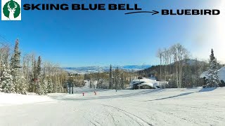 skiing BLUE BELL off Northside Express at DEER VALLEY Resort