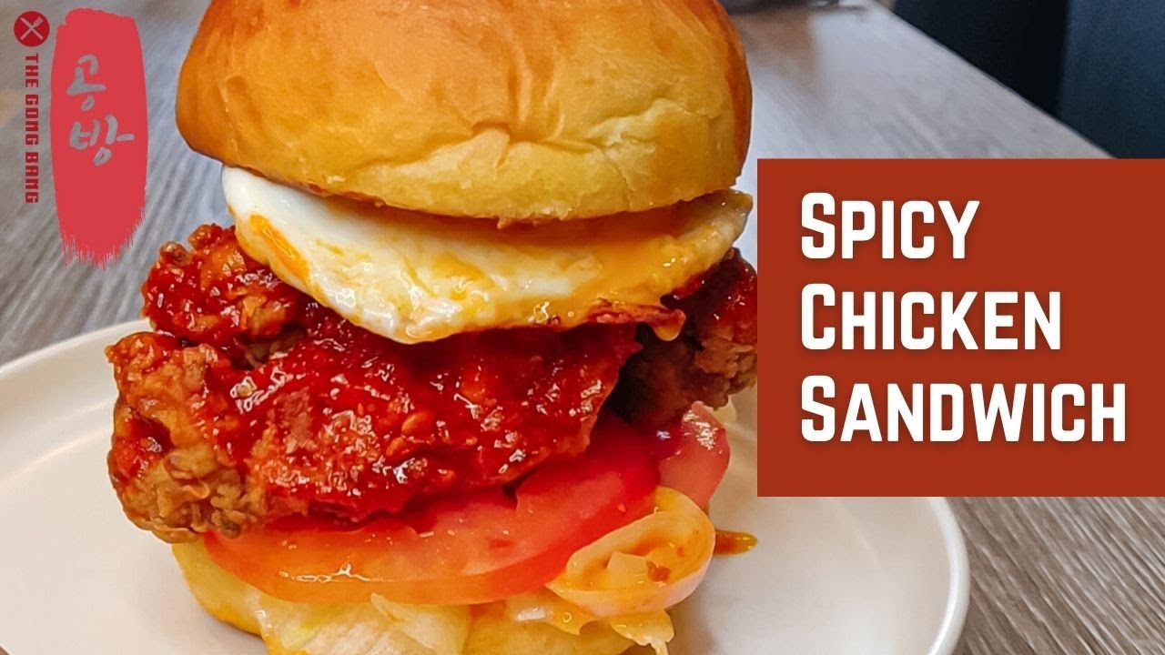 Hot Fried Chicken Sandwich with Brioche Buns from scratch!