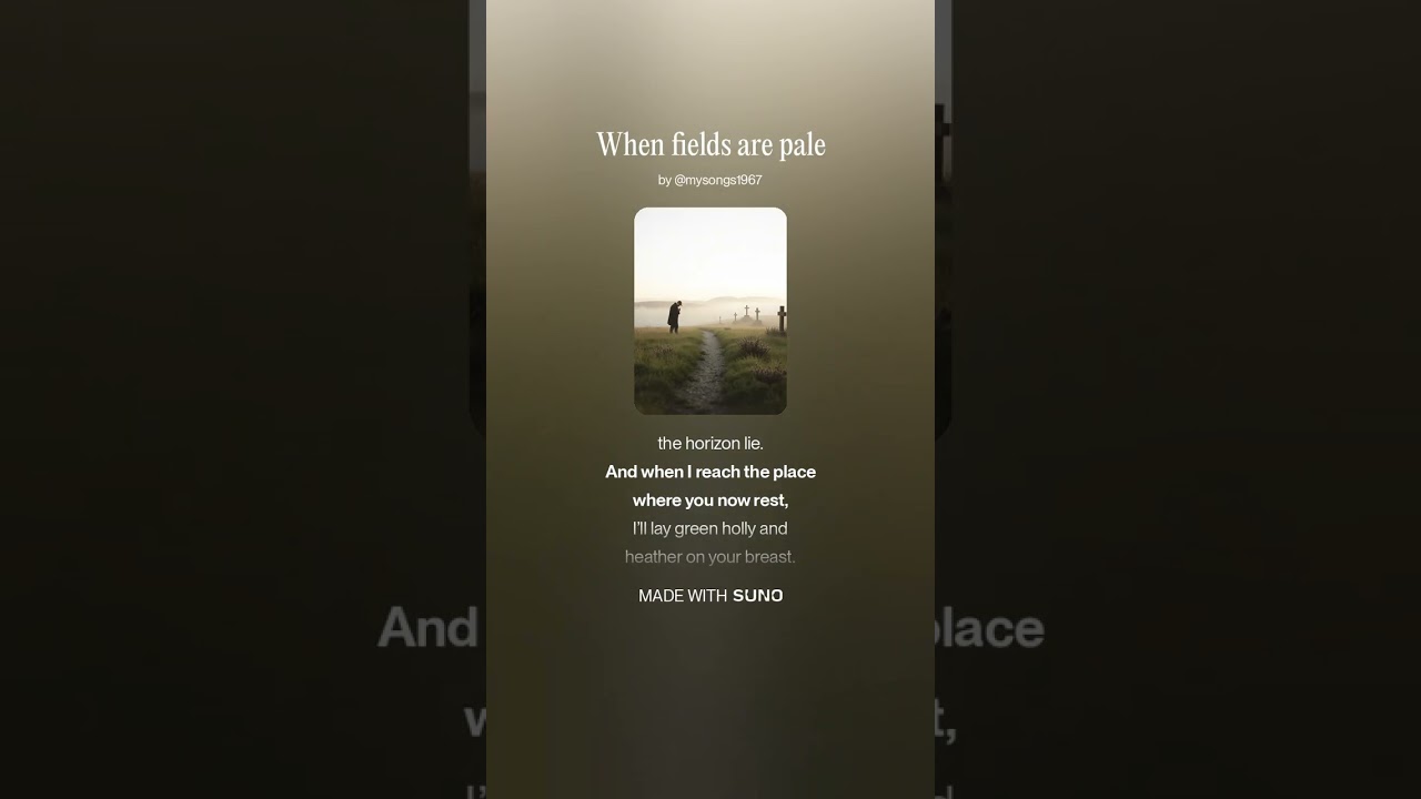When fields are pale (Cover)