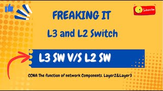 CCNA  The function of network Components.  Layer2&amp;Layer3 SWITCH CCNA Examp200-301-Topic-1.1.2 Part 2