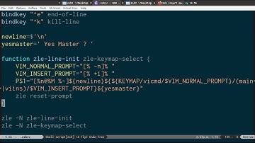 zsh vi mode multiline prompt and fixes