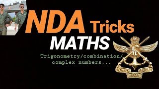 NDA Maths Tricks 2025 (complex numbers, permutations & combination) MAT Shortcuts by Cadet