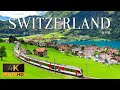 Flying over switzerland 4k u peaceful music with stunning beautiful nature film for relaxation