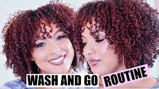 My SUPER Defined WASH and GO Routine ⇢ Natural Hair || UPDATED 2017