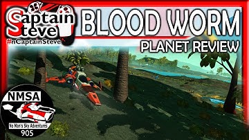 No Mans Sky Blood Worm Planet Review NMSA 905 Australia Hub Captain Steve NMS 2021 Sand Worms Update