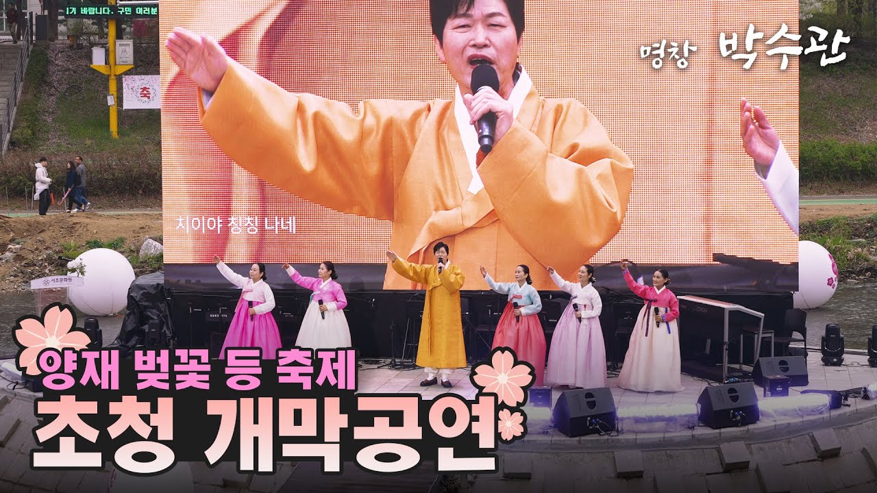 양재천 벚꽃 등 축제 개막공연 하이라이트 (서초뮤직페스티벌)