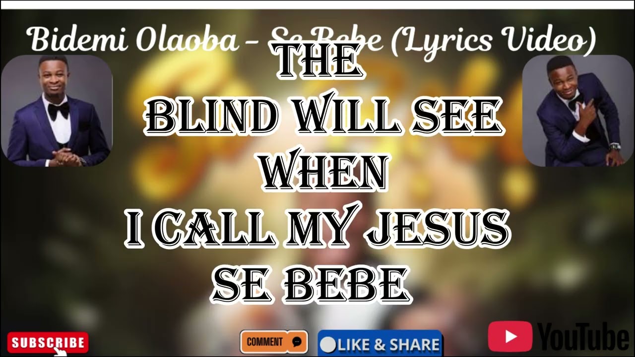 BIDEMI OLAOBA - SE BEBE [LYRICS VIDEO]