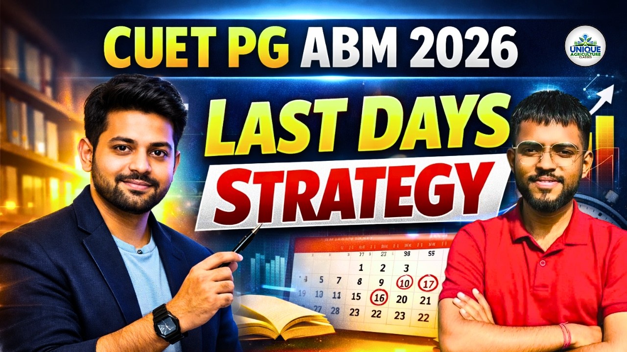 CUET PG ABM 2026 Last Days Strategy ⚡ Crack ABM Smartly | Must Watch ...