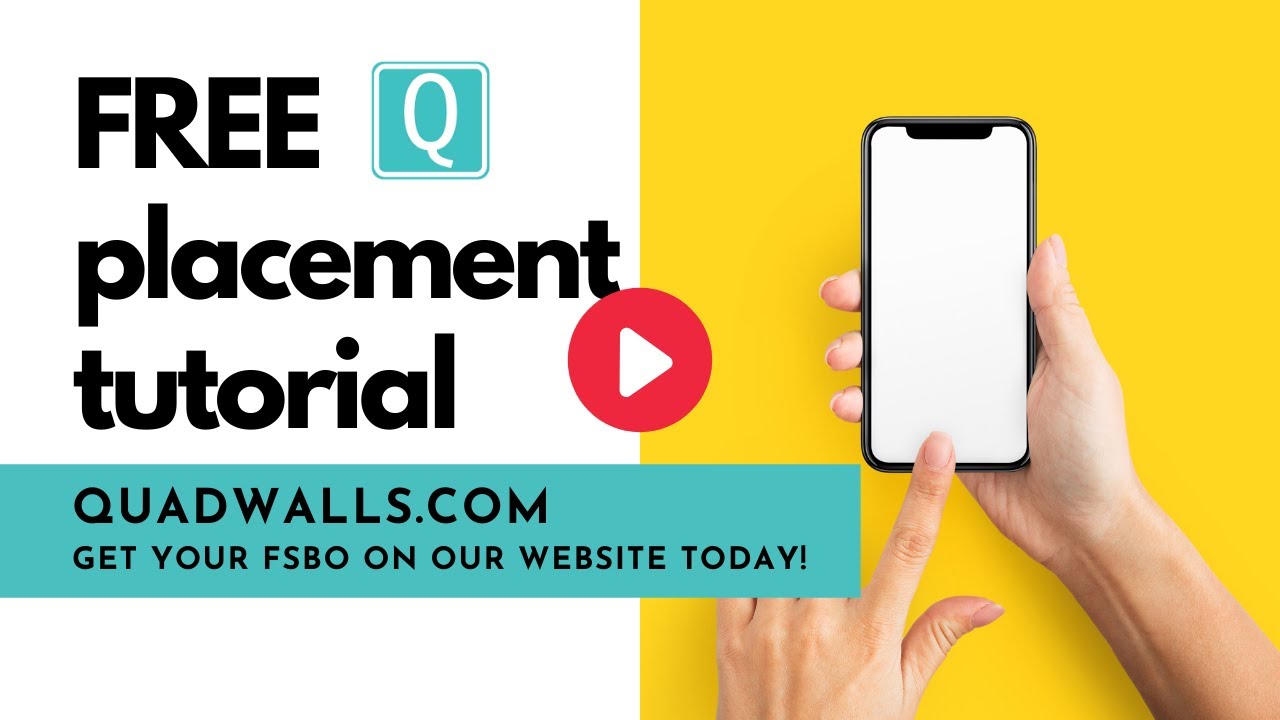 Quadwalls.com FSBO Free Placement Tutorial