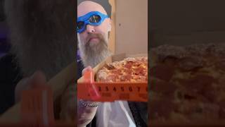 Man Eats Little Caesars Pizza In Cowabunga Peace • Part 1 #food #eating #pizza #tmnt