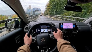 2023 Citroen C5 Aircross | POV Driving in the rain | 4k HDR BEST video quality WOW!