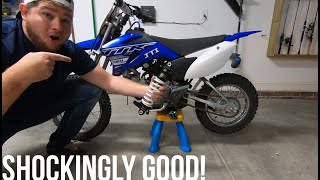 DNM 290MM REAR SHOCK | 2019 TTR110 PITBIKE BUILD!! screenshot 5