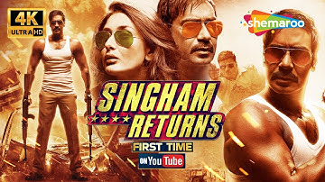 Singham Returns - Full Movie | Ajay Devgn, Kareena Kapoor Khan | First Time on YouTube (4K) 🚨🔥