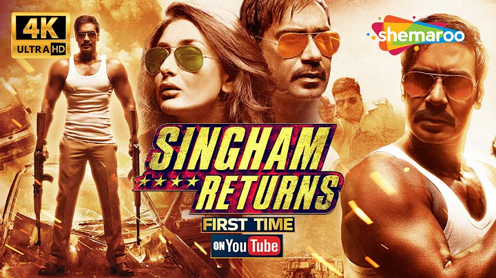 Singham Returns - Full Movie | Ajay Devgn, Kareena Kapoor Khan | First Time on YouTube (4K) 🚨🔥 thumbnail