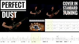 Joe Satriani Perfect Dust Guitar Cover In Standard Tuning with On-screen Tabs