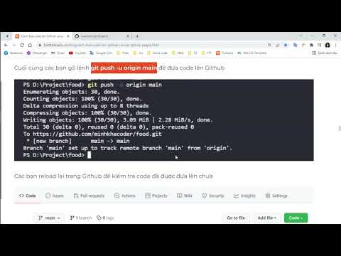 Học cách đưa code HTML CSS lên Github