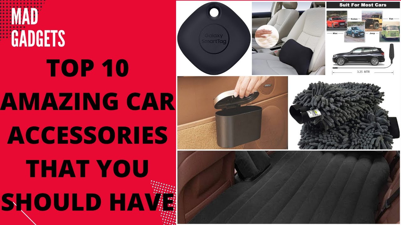 Top 10 car accessories you need Must have car gadgets MAD GADGETS