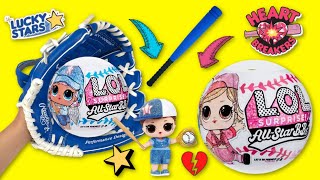 Lol Surprise All Star BB's Baseball Dolls! Heart Breakers vs Lucky Stars