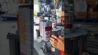 Semi-Automatische Eiwitpoederbusseamer-Apparatuur Voor Blik, Handmatige Metalen Dekselsluiter