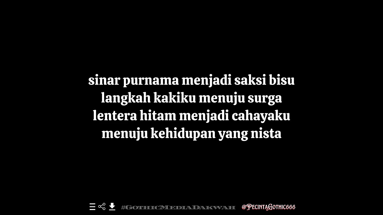 Edelweiss - Lentera Hitam ( Lirik ) #gothicmetal #gothicmetalindonesia #liriklagu