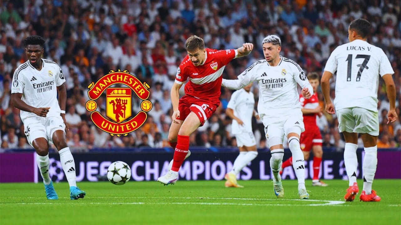 Angelo Stiller Every Duel VS Real Madrid - Manchester United Midfielder Target