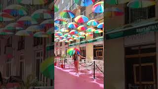 Famosa Calle Rosa 📸 | Rua nova do carvalho📍#short #shorts #lisboa #viral