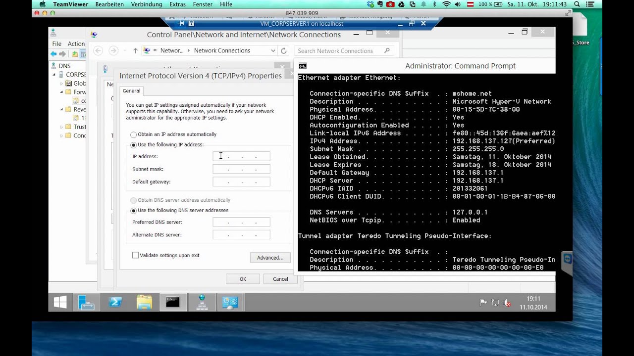 Windows Server 2012 R2 - Part 8 - DNS Part 1 - YouTube