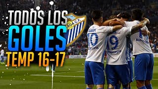 Goles del Málaga CF | Temporada 2016-2017