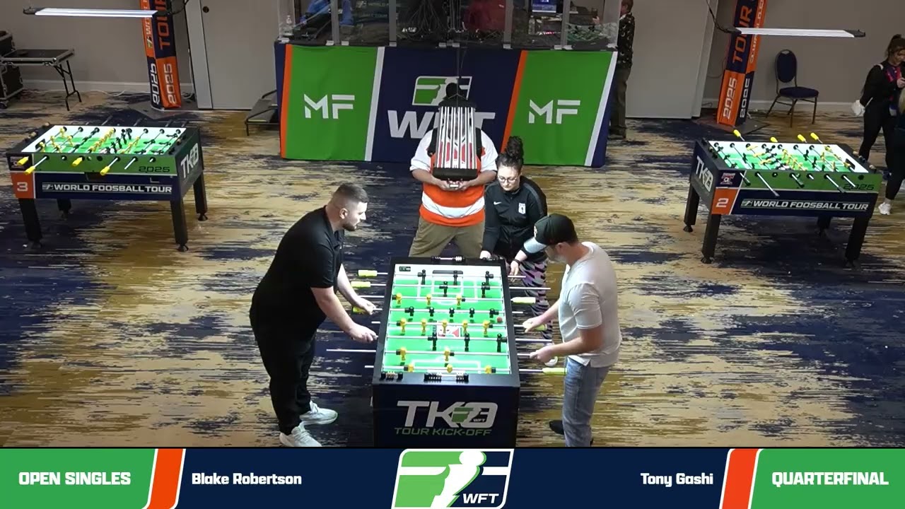 World Foosball Tour  |  Tony Gashi vs Blake Robertson